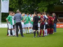 C-Junioren VfL und Hannover 96II nach dem Match Juni 2014