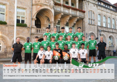 Auszug aus demn Jahreskalender der Fußballjugend für 2026