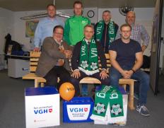 Treffen zur Auslosung des 16.VGH-Cups 2018 in der VGH-Vertretung von Michael Kraus