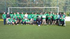 10 Jahre Freizeitliga beim VfL Bückeburg: Spieler mit Trainern und Gästen
