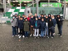 Die U-15 des VfL beim Haaland Comeback in Wolfsburg