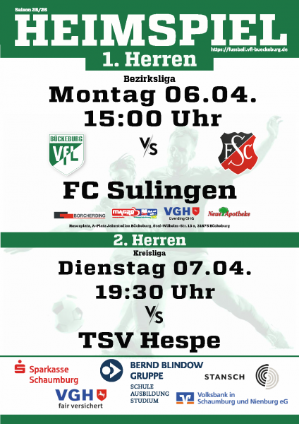 Heimspiele der Herren im Jahnstadion