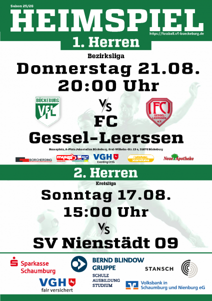 Heimspiele Herren im Jahnstadion