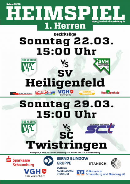 Heimspiel der Herrenmannschaften im Jahnstadion