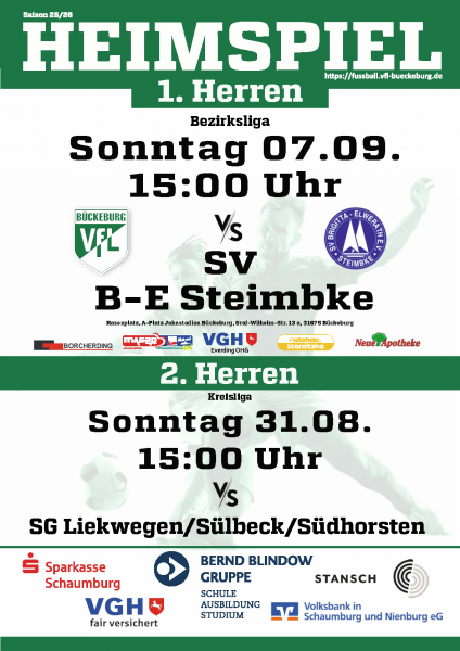 Heimspiele Herren im Jahnstadion